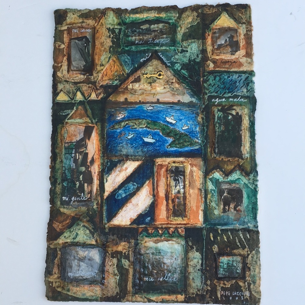Cuban collage art